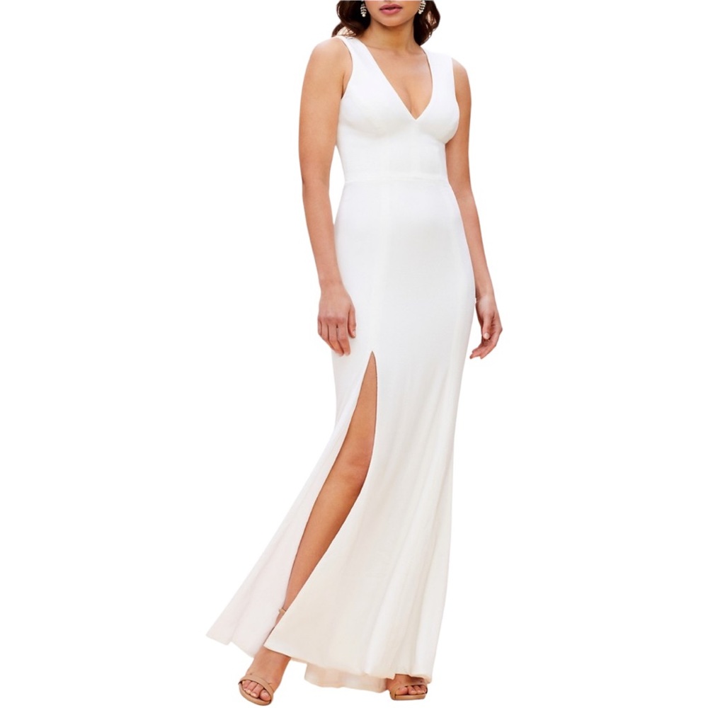 Dress the Population White Wedding Dress